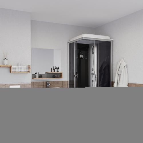 Душевая кабина Niagara Eco E90/26Q/TN 90х90 квадратная с крышей ориентация универсальная - фото 3